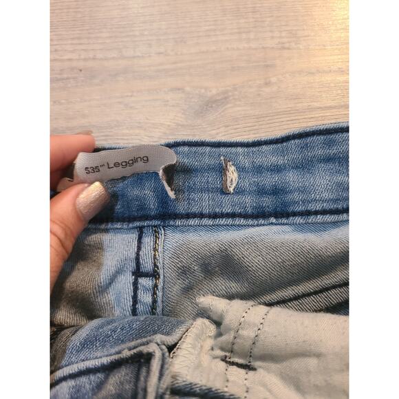 Levi's 28 inches 535 denim leggings - Picture 10 of 10